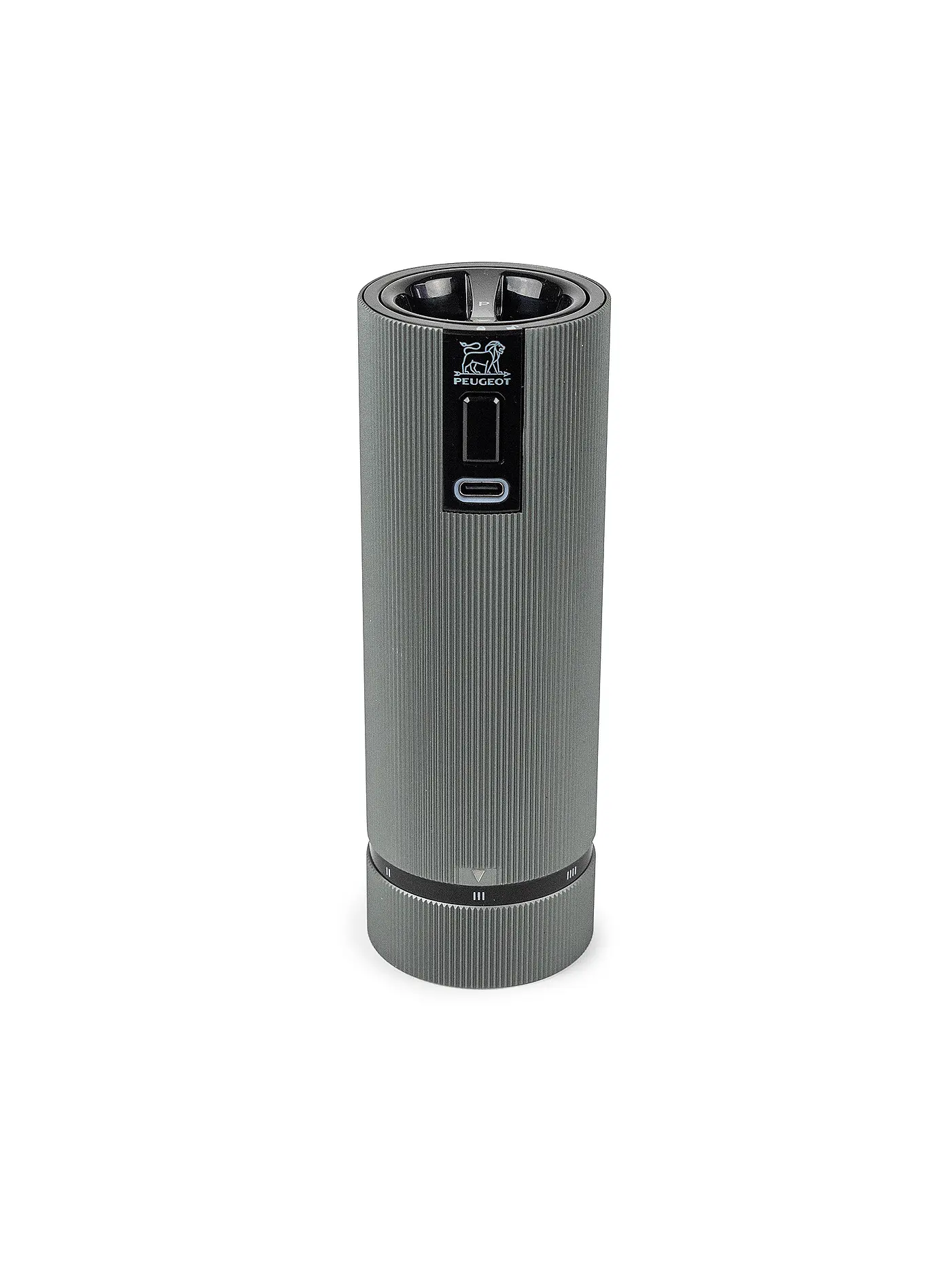 PEUGEOT | Elektrische Salzmühle ELECTRIC LINE 15cm  Aluminium | grau